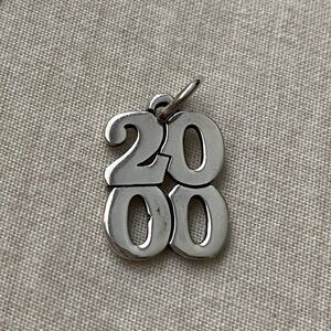 Retired James Avery 2000 Stacked Charm
